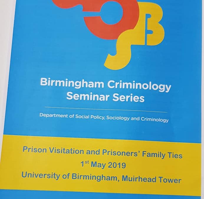 University of Birmingham Criminology Seminar Series
