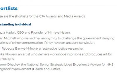 Criminal Justice Alliance Award